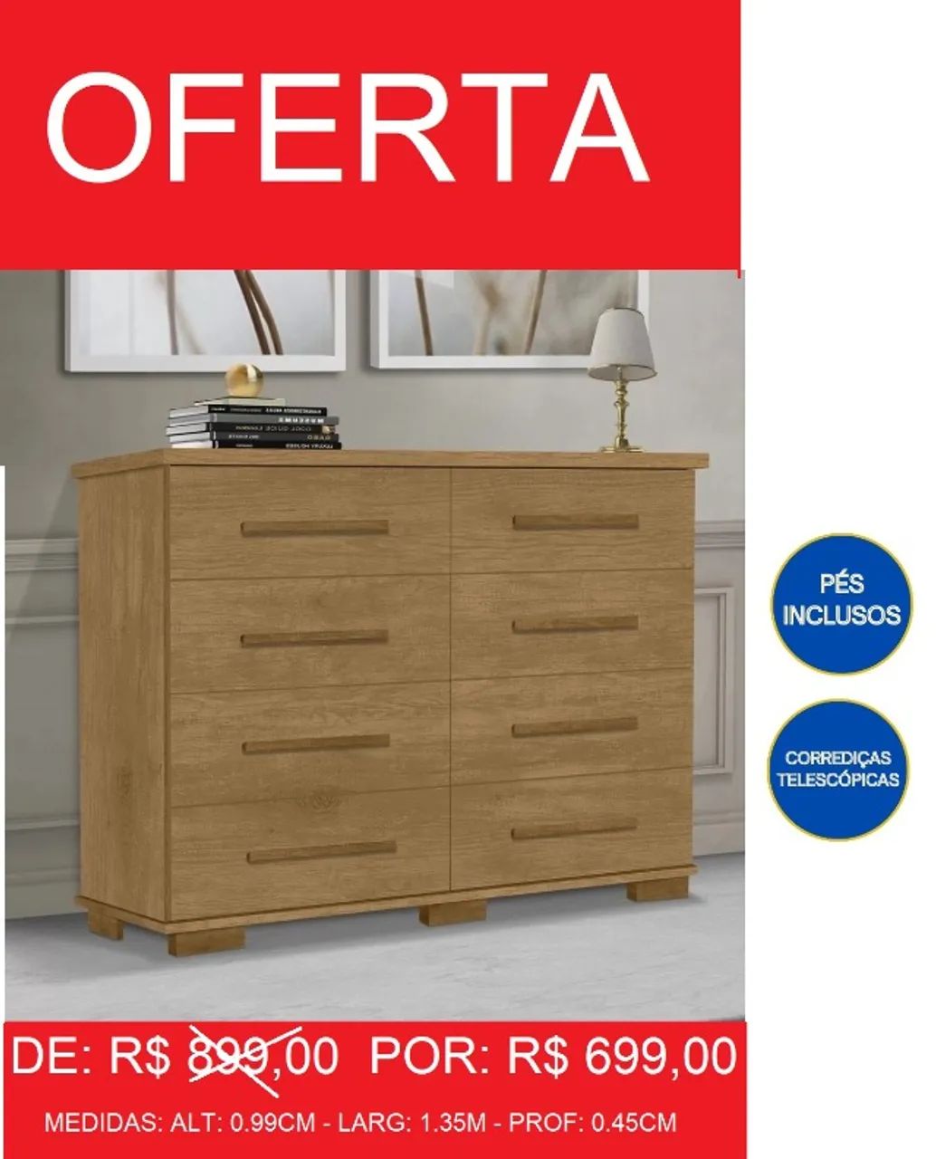 Comoda- oferta - compre hoje e receba em até 72 horas 