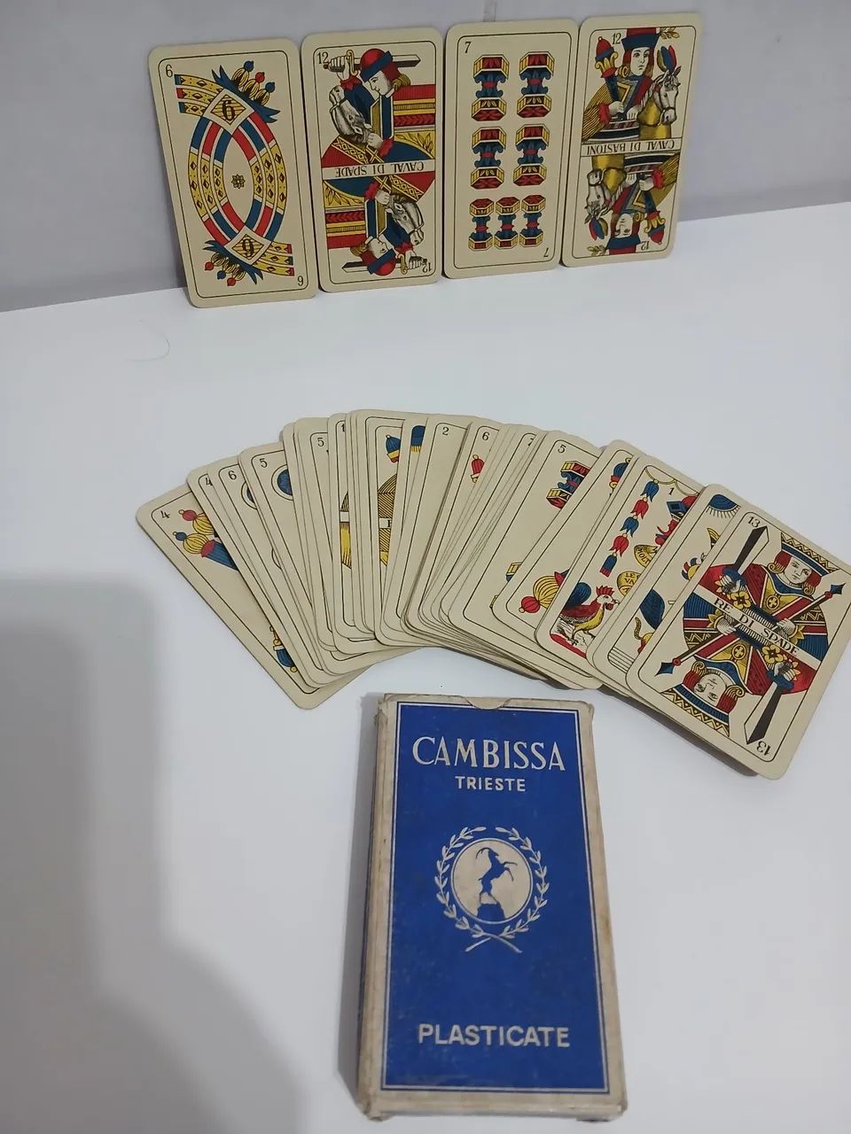 Baralho antigo Cambisa completo com 40 cartas - Foto 2