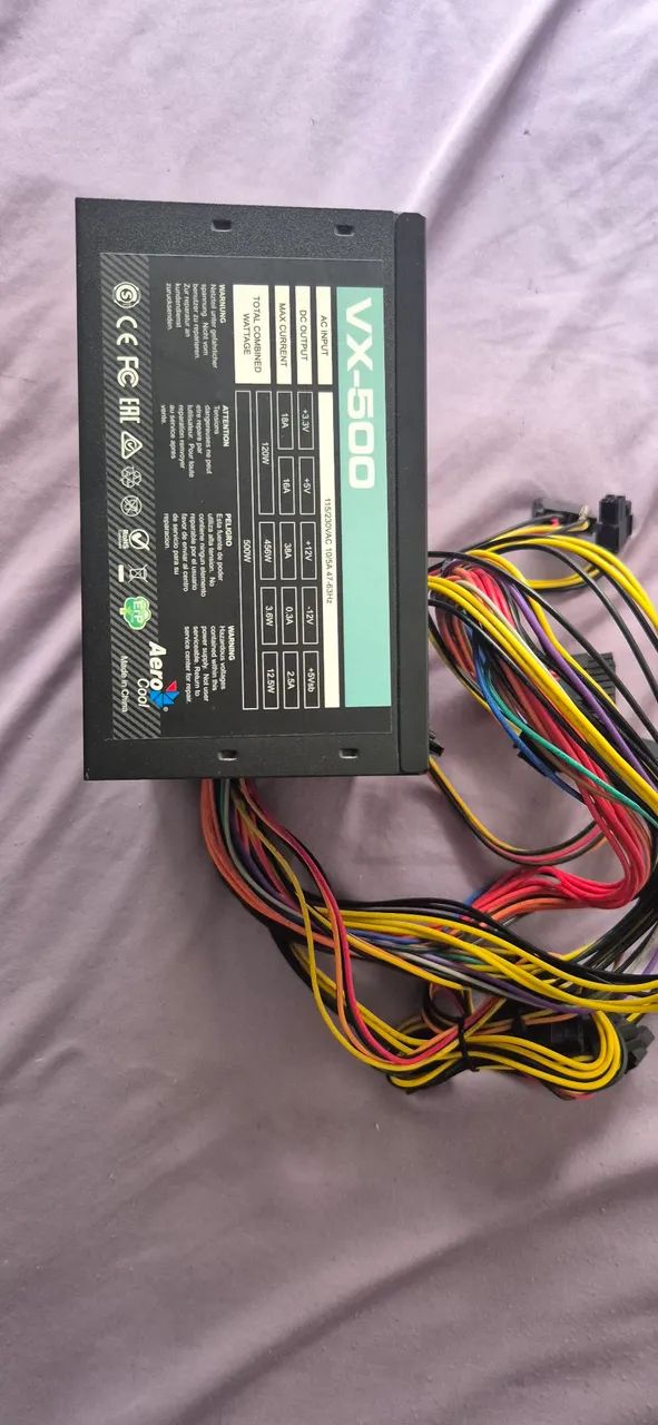 Fonte 500w Aero cool - Foto 4