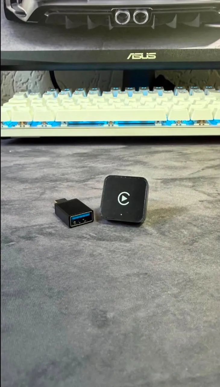 Adaptador Wireless CarPlay + Android Auto
