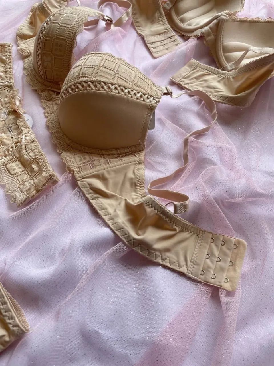 Conjunto de lingerie Elegance Caramel - Foto 2