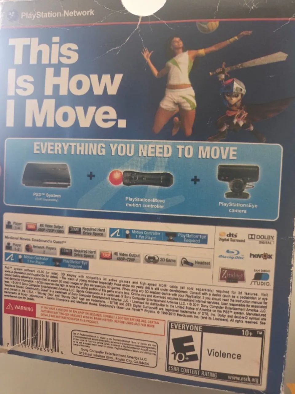 Ps3 com controles e move - Foto 3