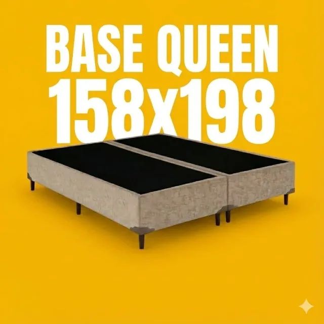 bases para cama Queen 158x198 - R$ 449