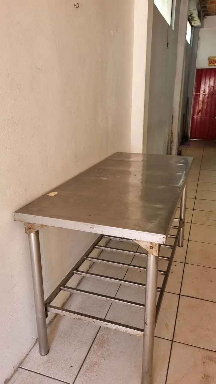 Mesa de aço inox - Foto 3