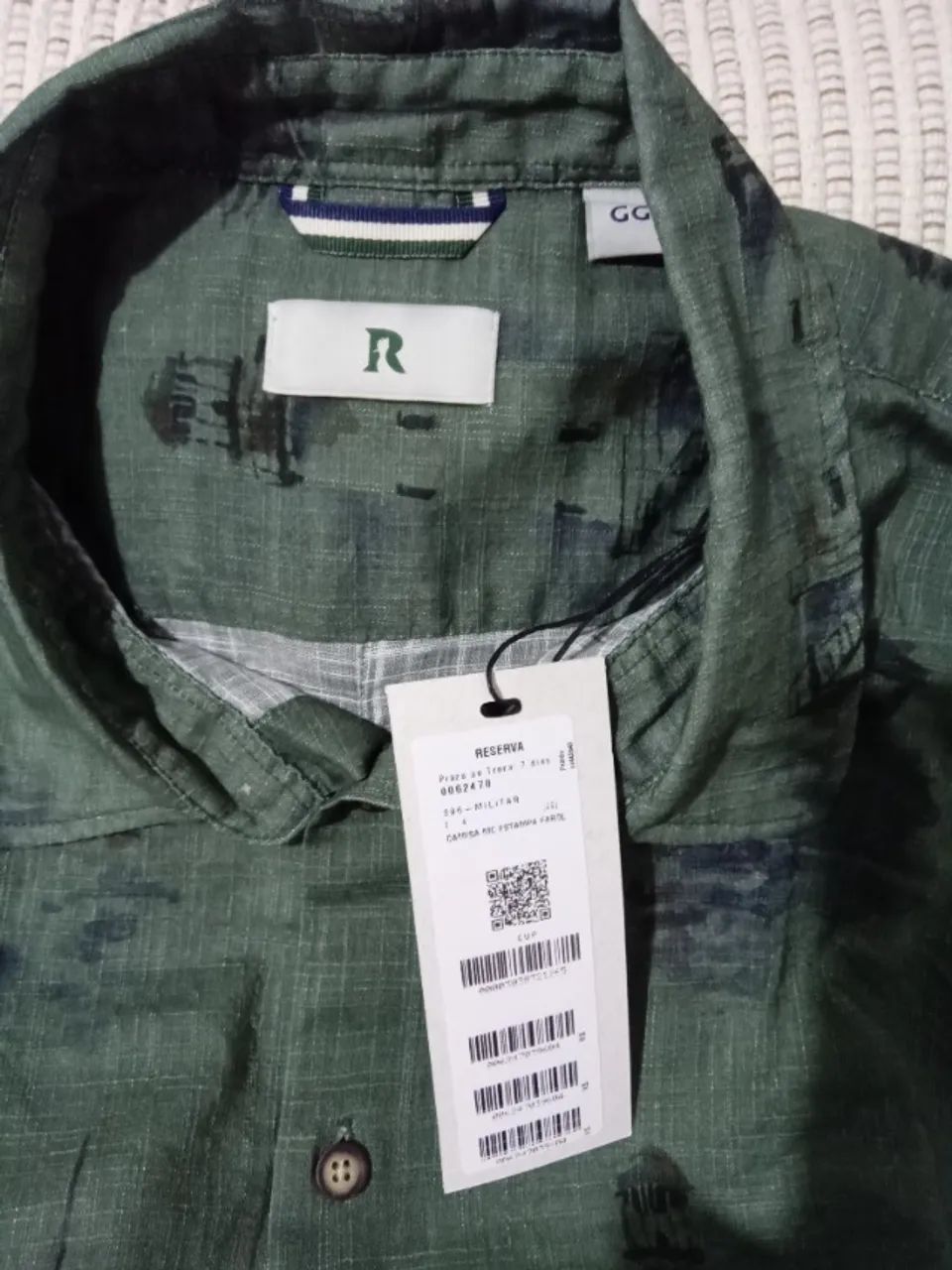 Camisa Reserva Coqueiros Verde Tam. GG - Foto 4