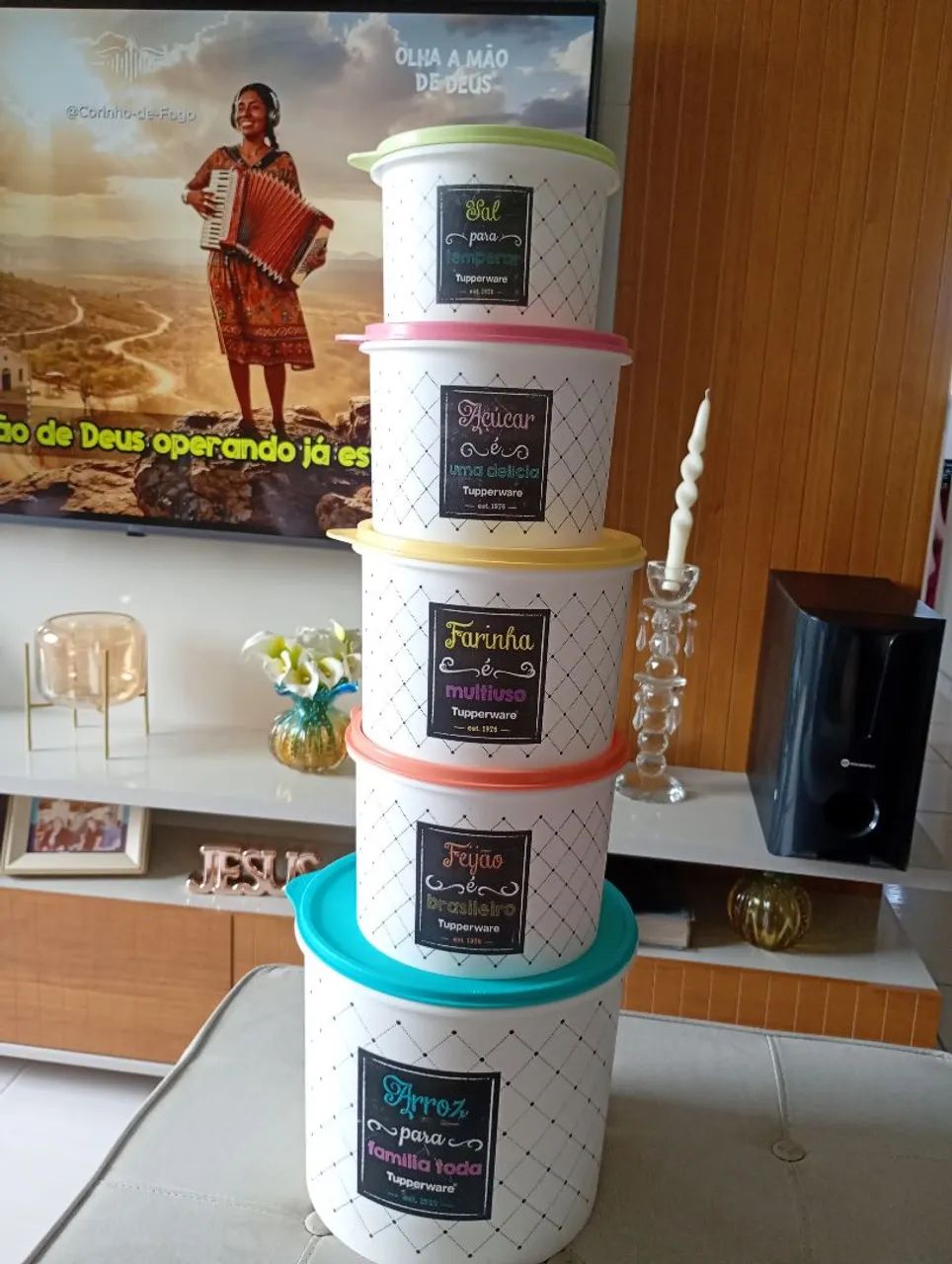 potes Tupperware originais - Utensílios Para Cozinha - Candeias