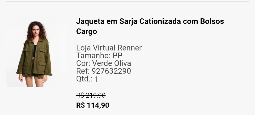 Jaqueta em Sarja  - Foto 2