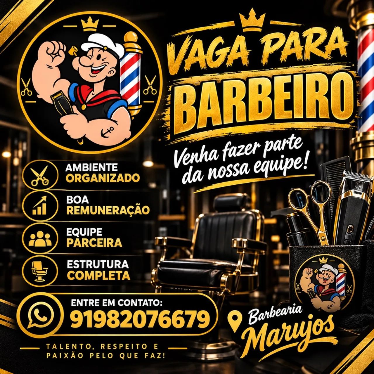 Vaga de barbeiro 