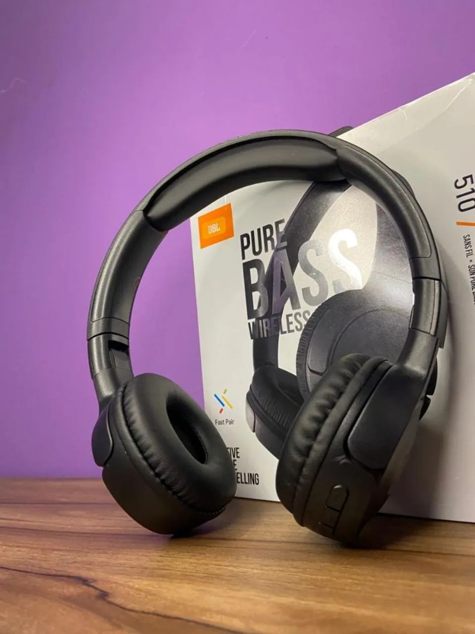 Fone de ouvido sem fio - marca JBL 510 pure bass - entrega grátis 