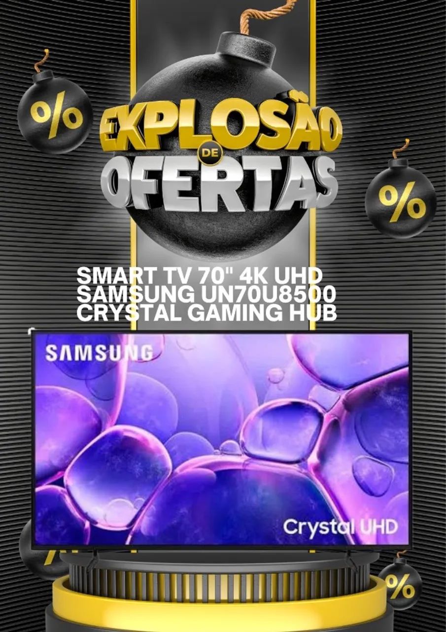 Smart TV Samsung 70 Polegadas | Produto Novo e Lacrado 