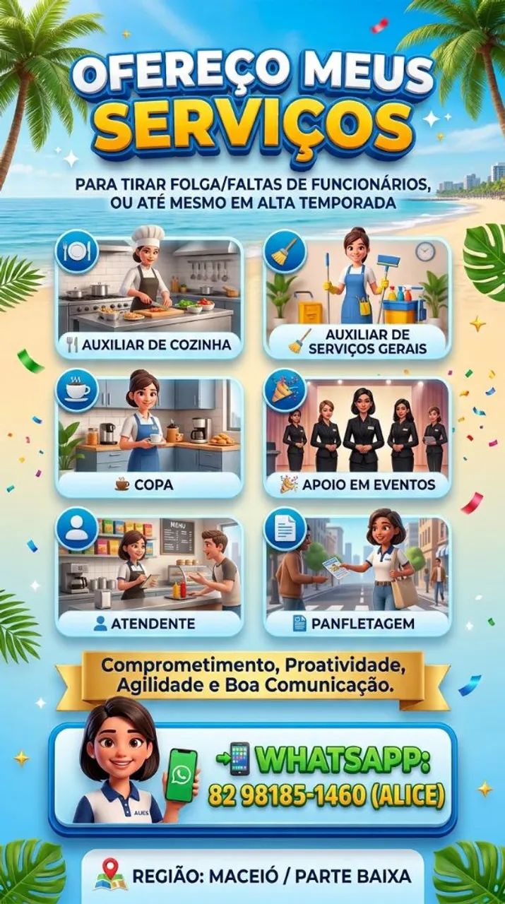 Ofereço meus serviços (Freelancer)