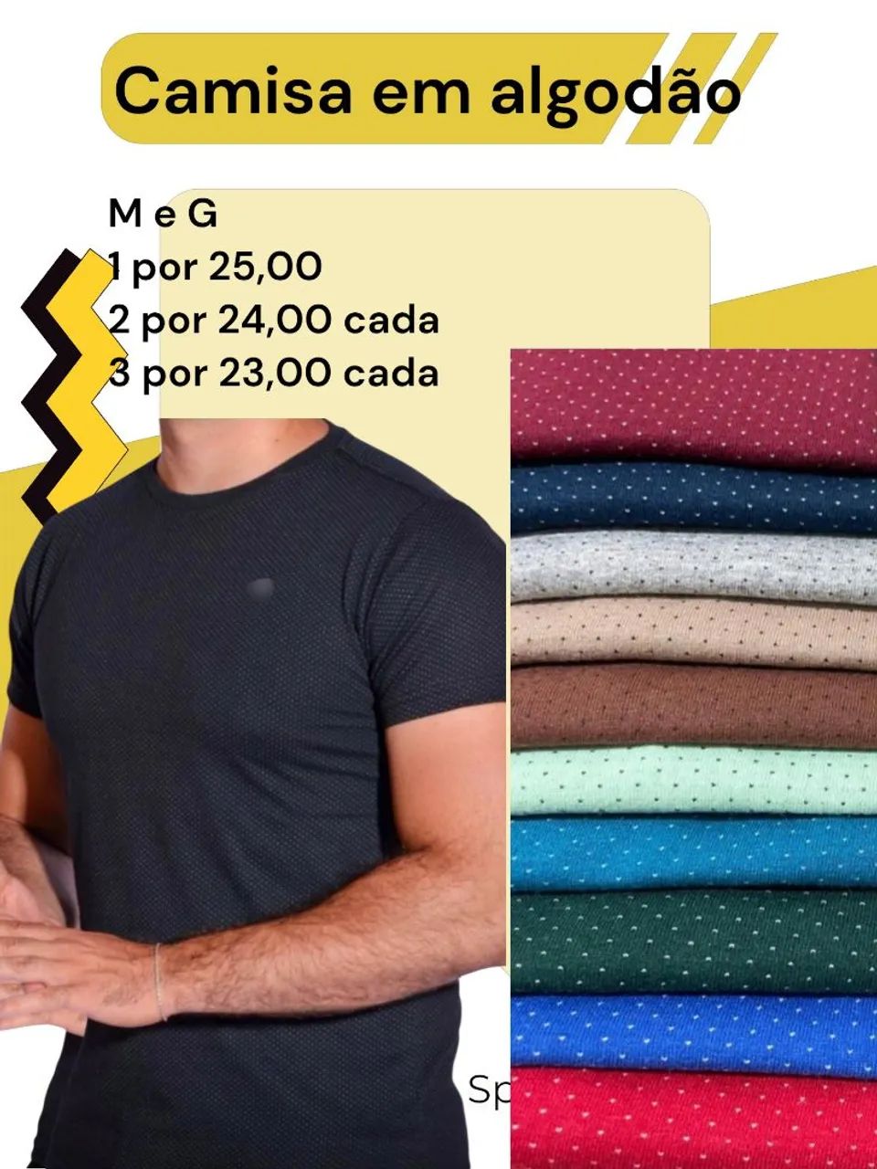 Camisa em algodão
