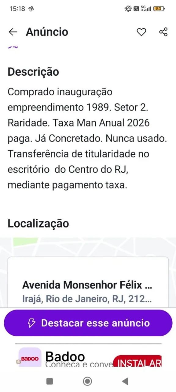 Lote Jardim Saudade Paciência  - Foto 4
