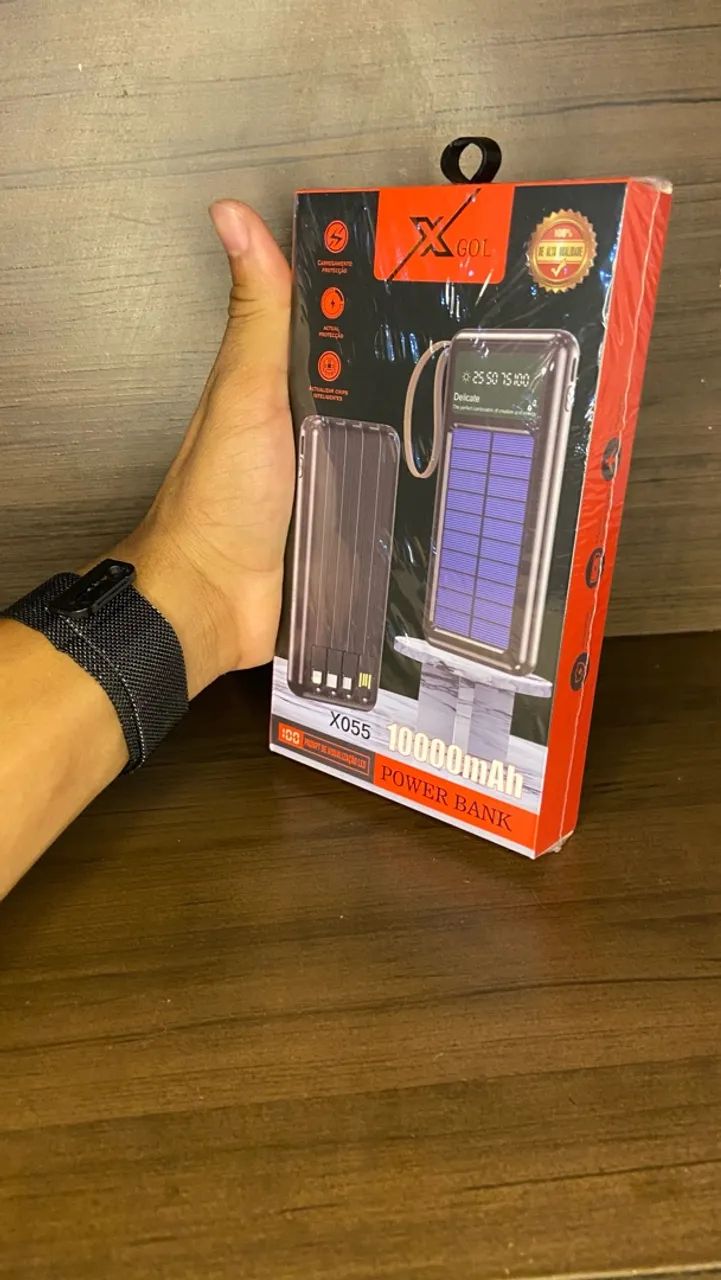 POWER BANK COM PAINEL SOLAR - Foto 4