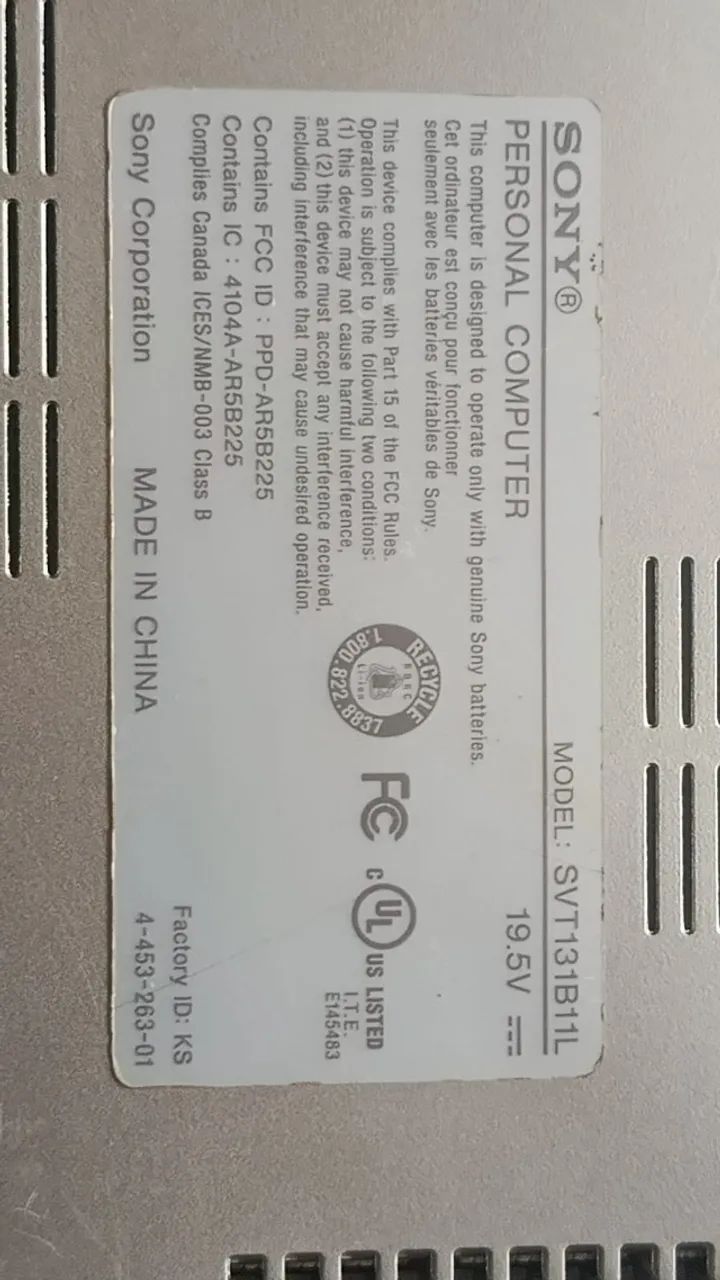 Notebook Sony tela de 13.3 polegadas , core i5 ,  touch screen , vendo ou troco . - Foto 3