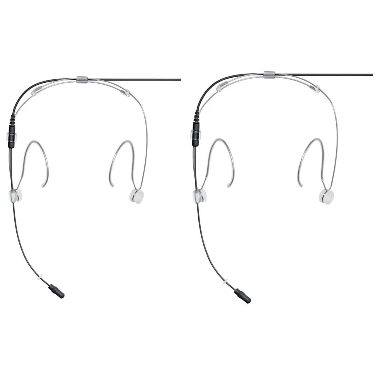 Kit 2 Microfone de headset omnidirecional Shure DuraPlex DH5 com conector TA4F - Preto - Foto 2