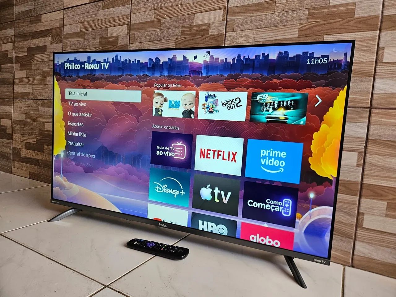 TV SMART 4K 43 POLEGADAS NOVINHA MODELO NOVO ACEITO CARTÃO E ENTREGO  - Foto 3