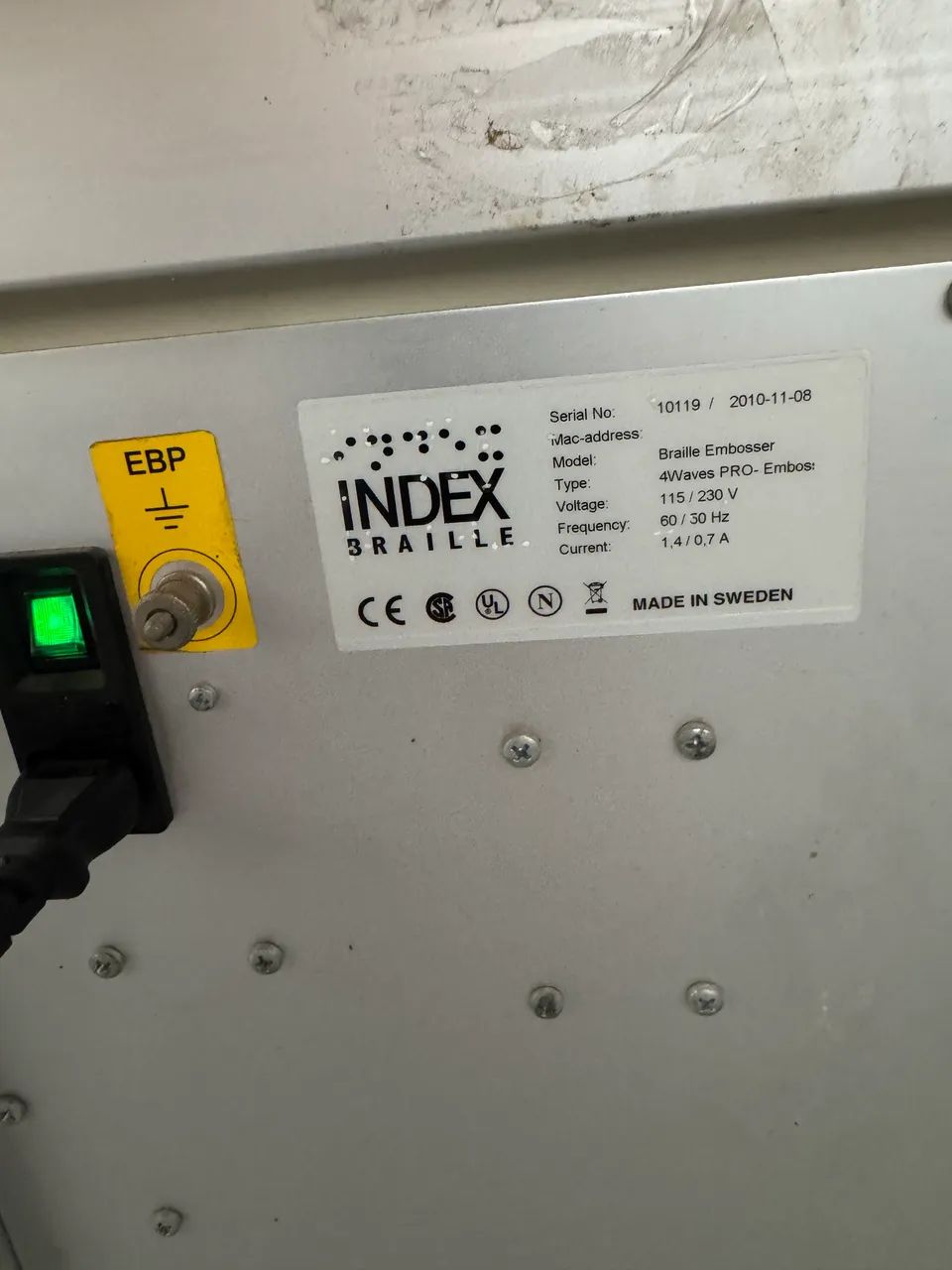 Impressora Braille Embosser 4Waves Pro Index  - Foto 4