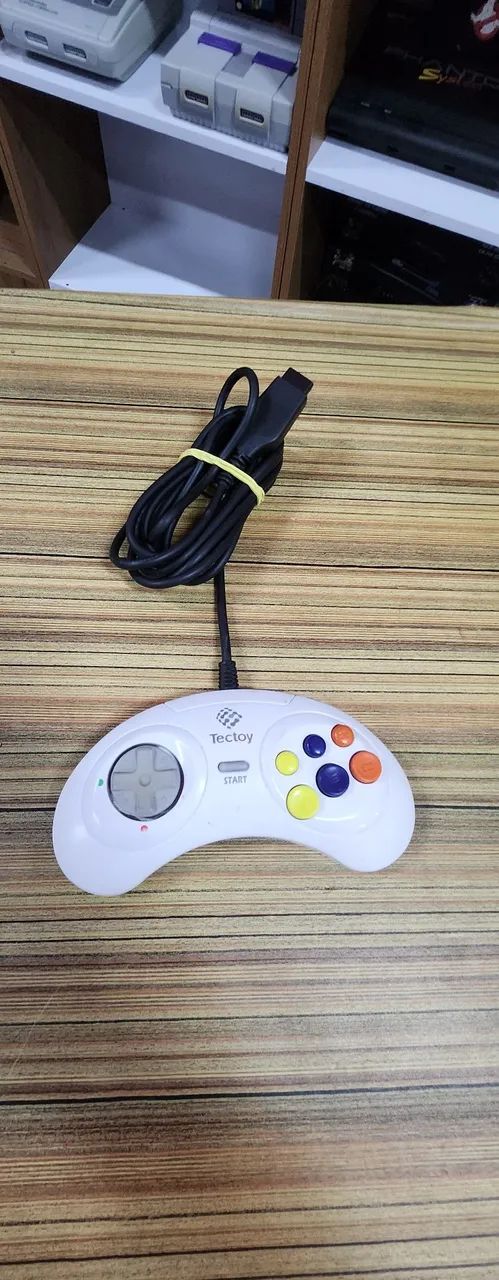Mega drive 3 branco original raridade nostálgica  - Foto 3
