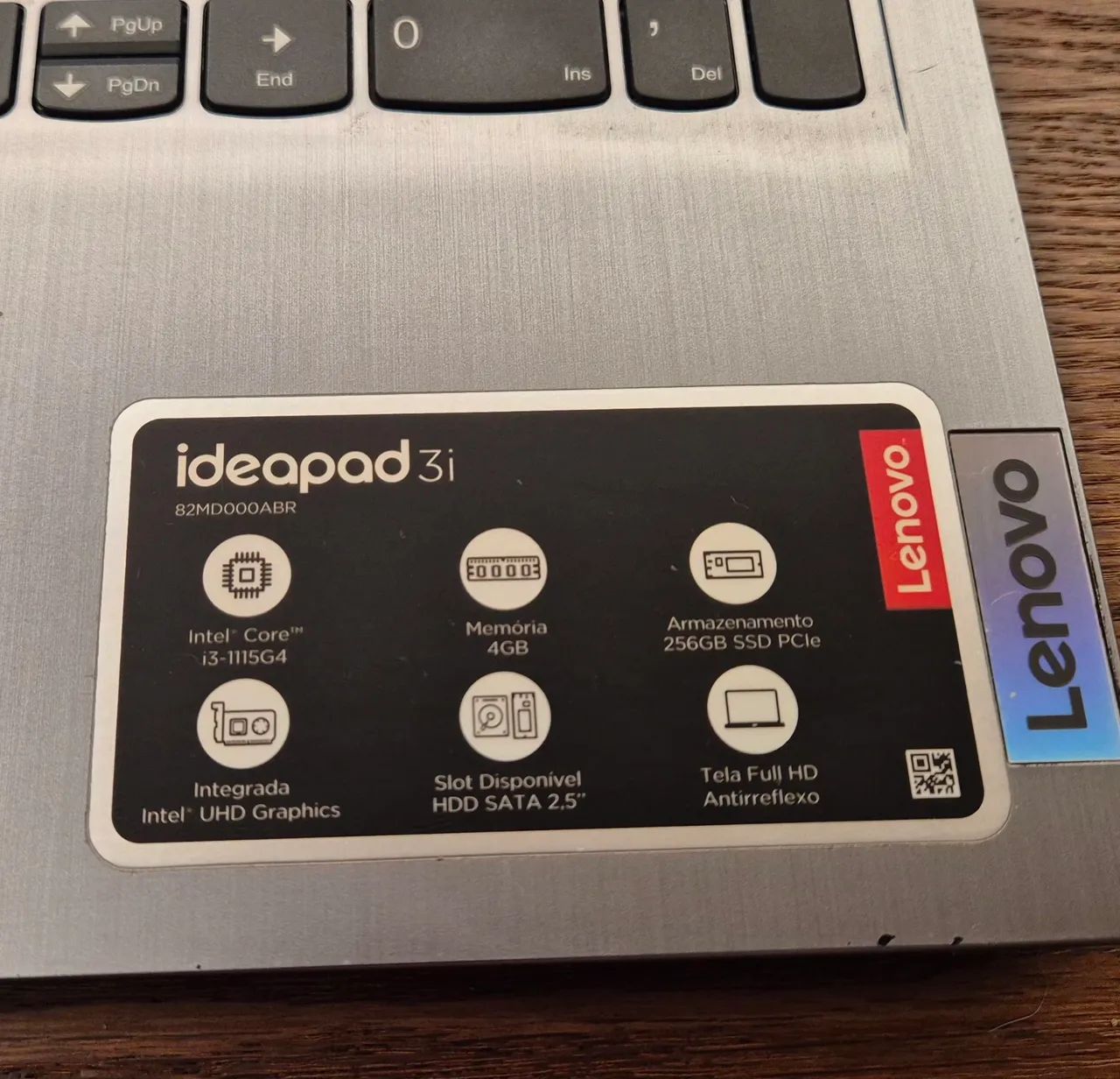 Notebook Lenovo ideapad 3i - ideal para estudos e trabalho - Foto 2