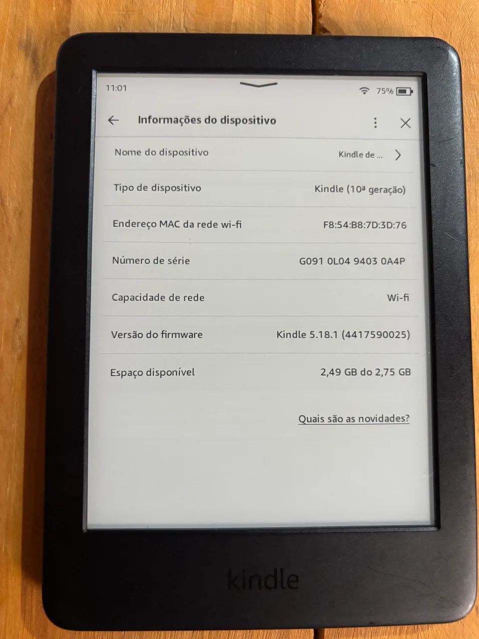 Kindle 10 geração 