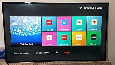 televisão smart 55 polegadas - Foto 2
