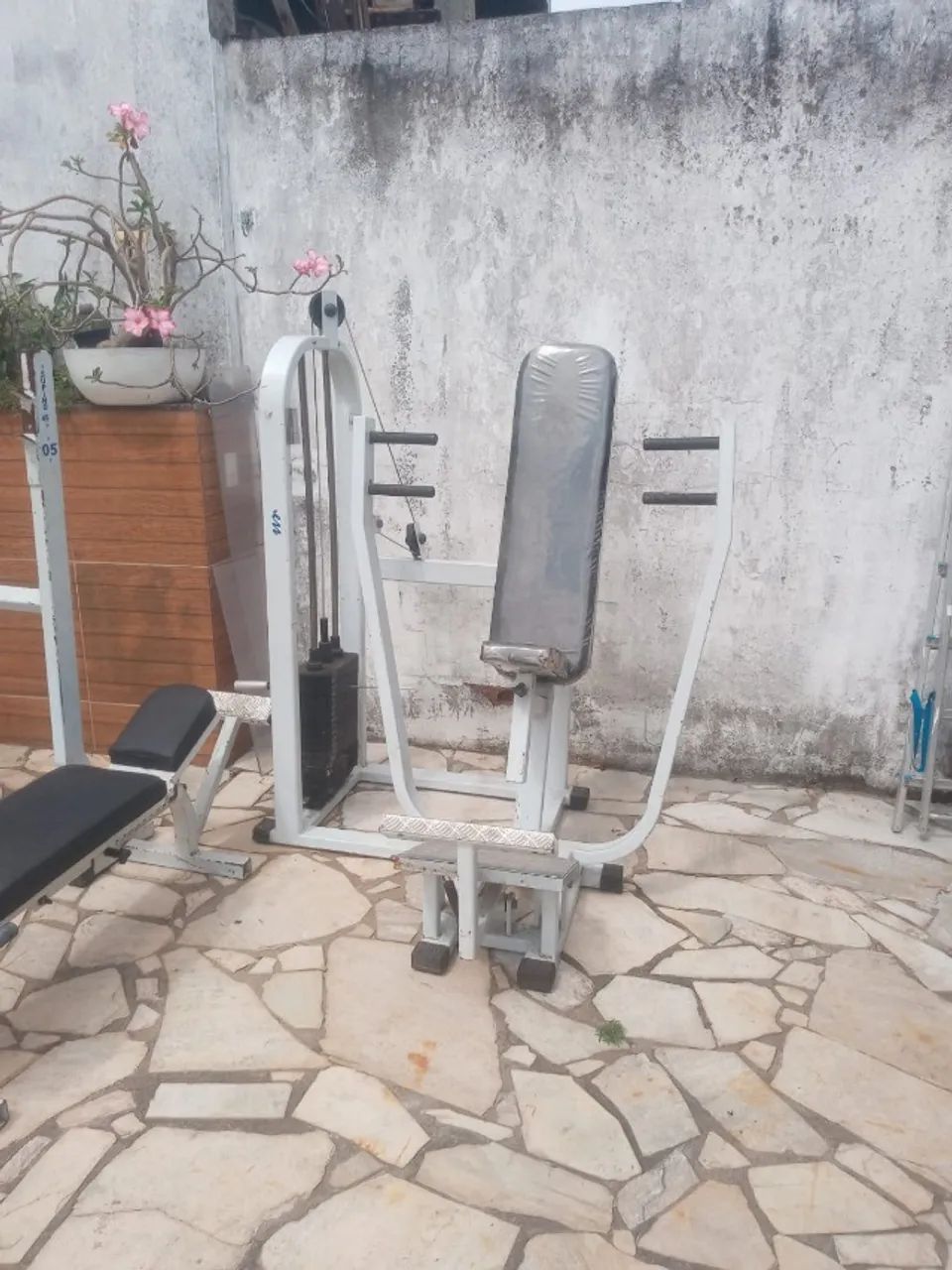 3 supinos inclinado, sentado e de desenvolvimento. - Foto 3