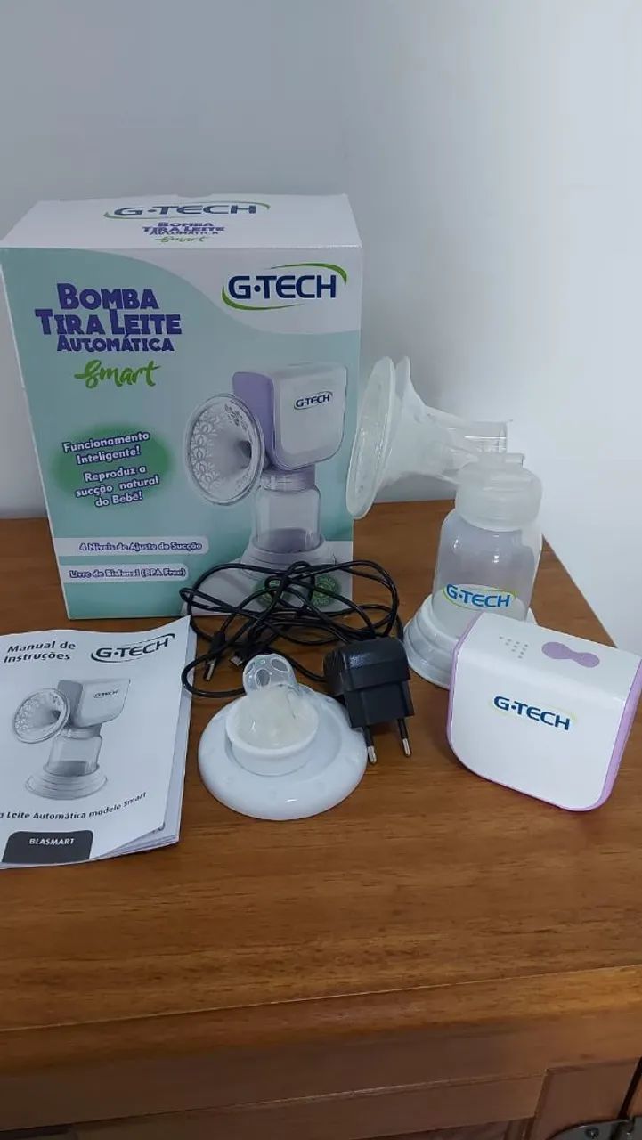 Kit extrator GTECH bomba leite materno e potes de armazenamento - Foto 3