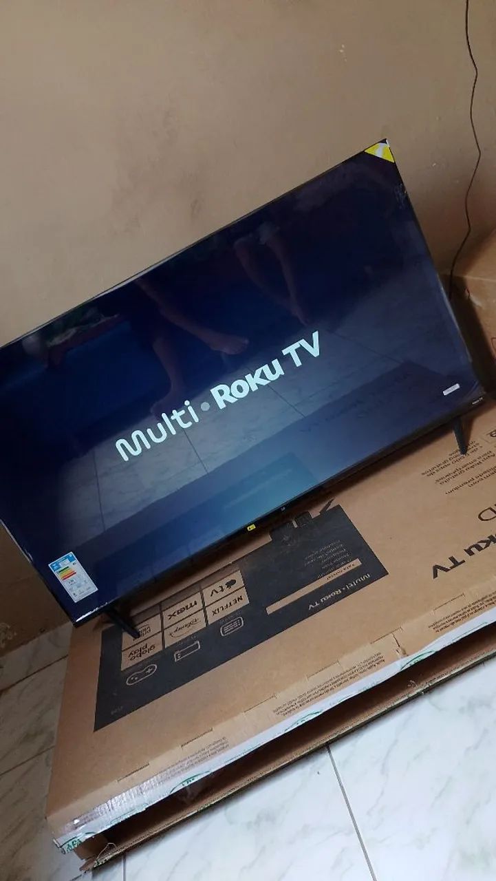 Smart TV Multi Roku 50 polegadas, nova. - Foto 3