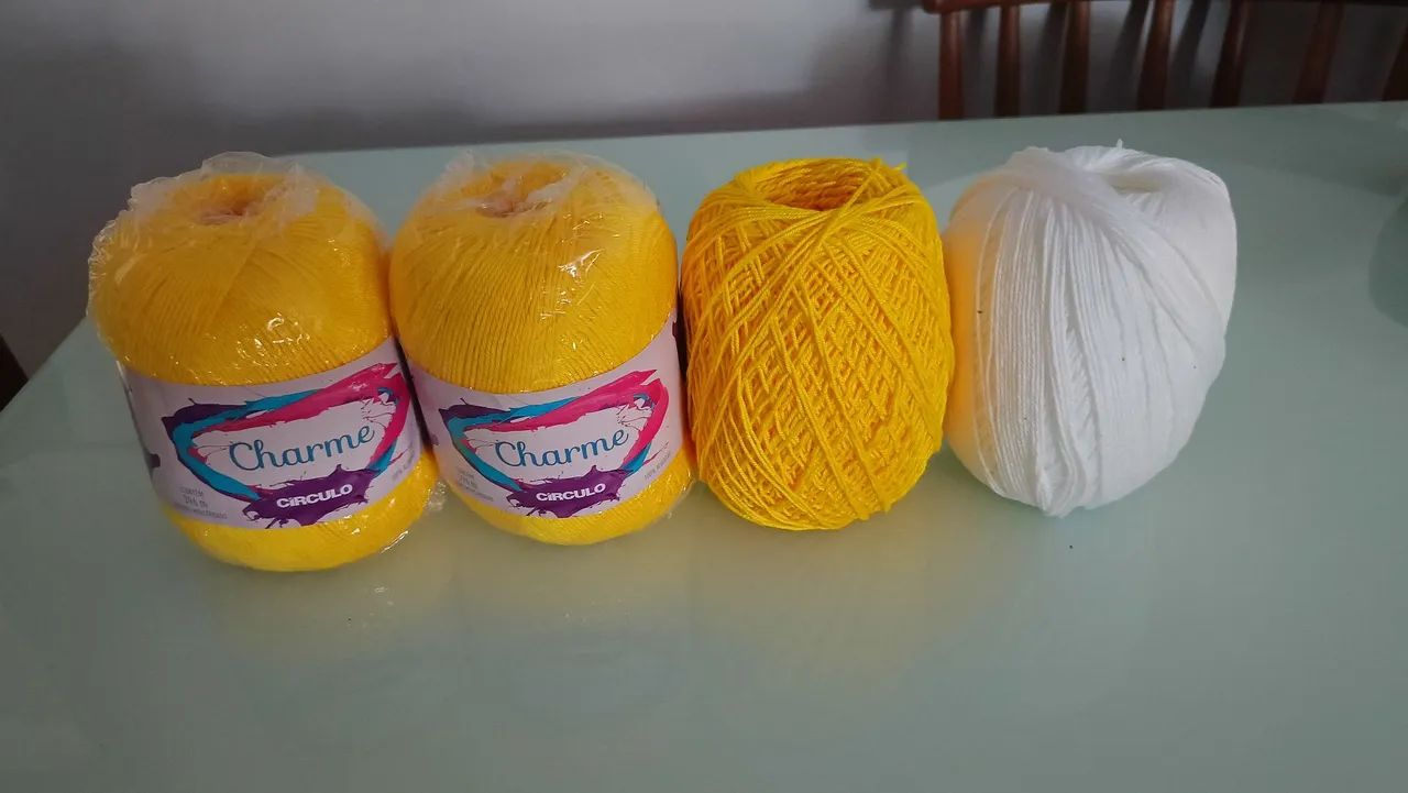 Linhas e lãs para crochê. - Foto 3