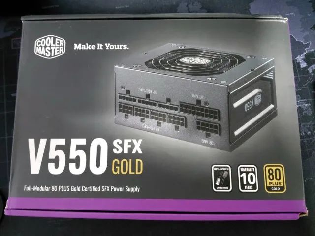 Fonte SFX Cooler Master 550W 80 Plus Gold Full Modular - Foto 3