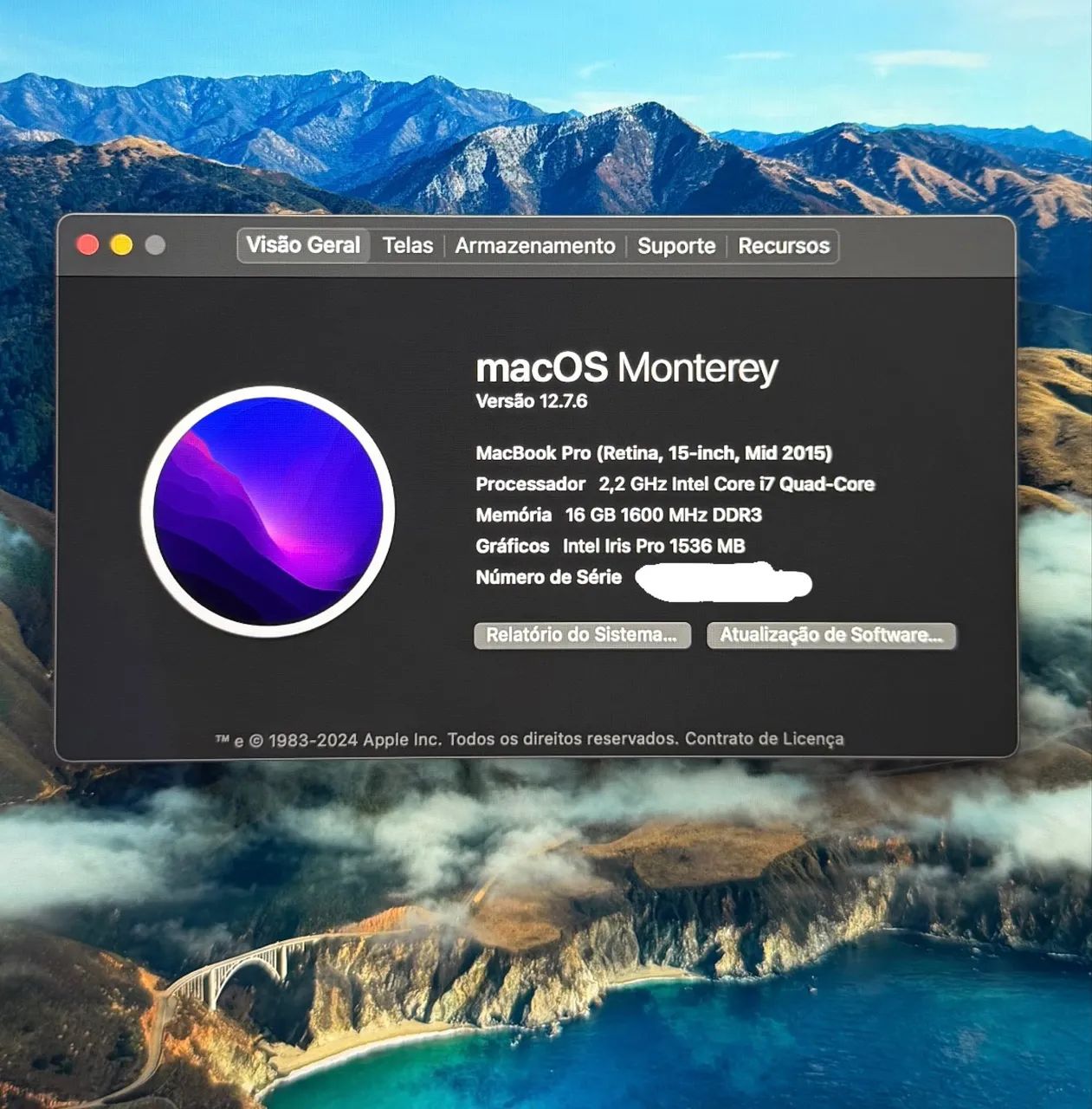 MacBook Pro 15 Polegadas Intel i7 Quad Core - Foto 3