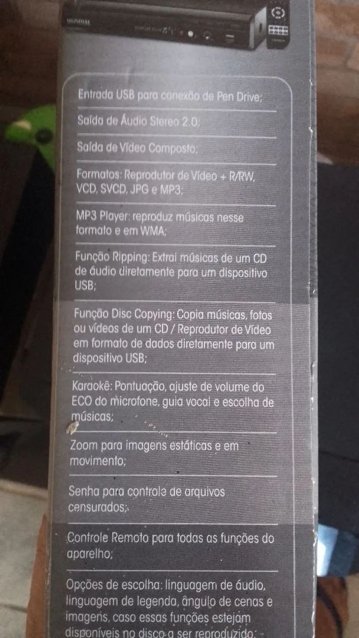 Dvd Player, toca Cd - Novo - Foto 2