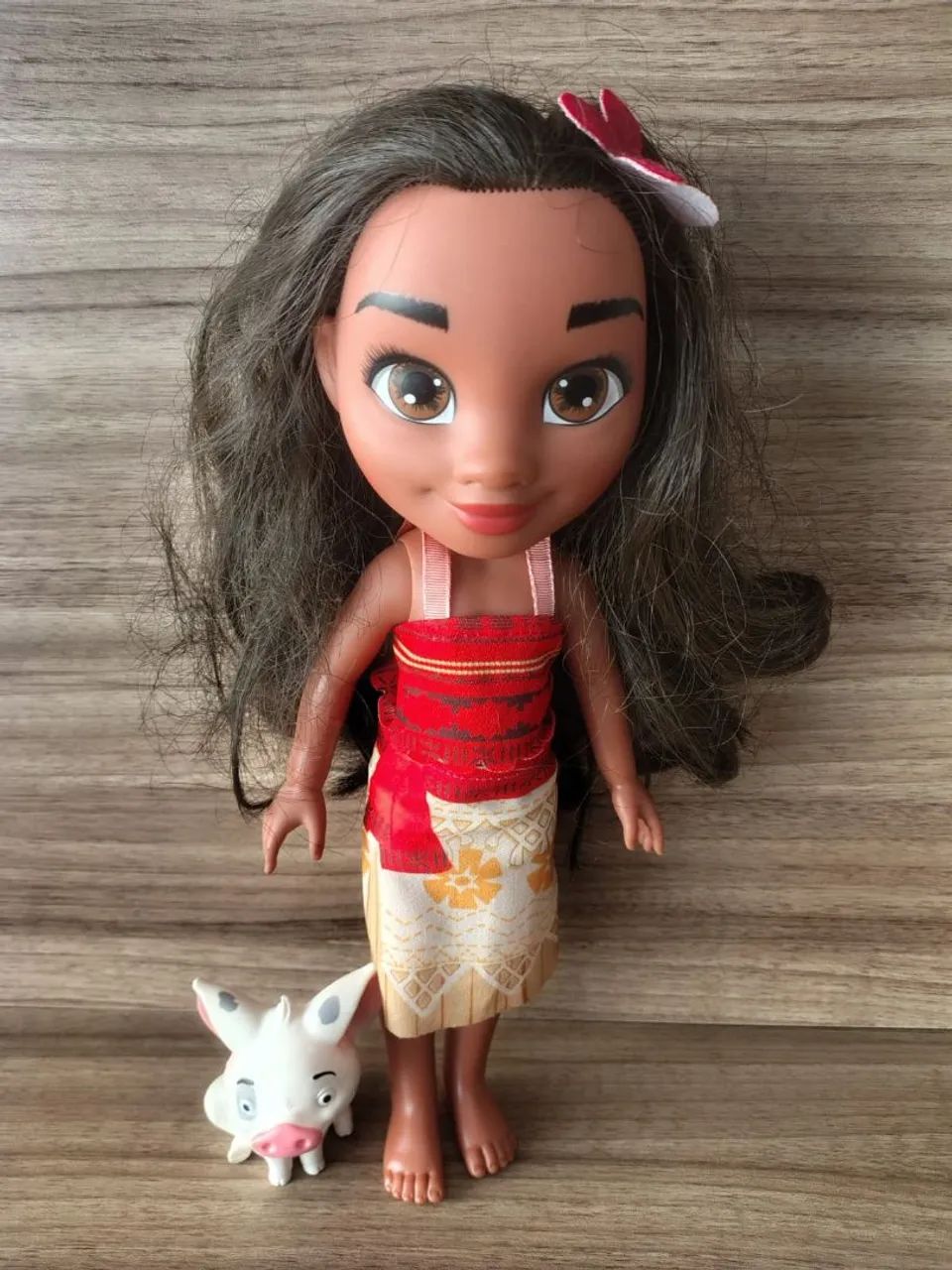 Brinquedo boneca Moana + Pua