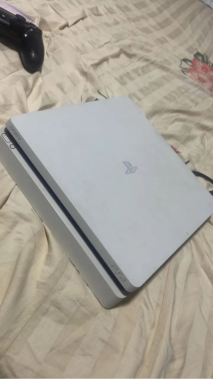 PS4 SLIM BRANCO - Foto 2