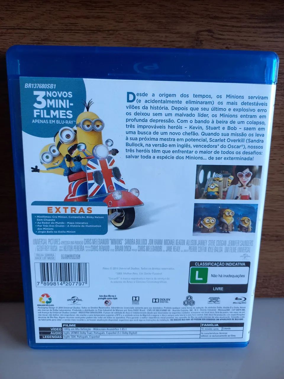 Blu-ray disc Os minions - Foto 2