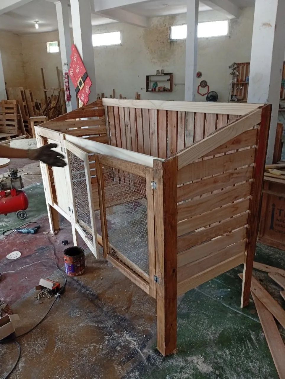 Viveiro galinheiro sob medida 