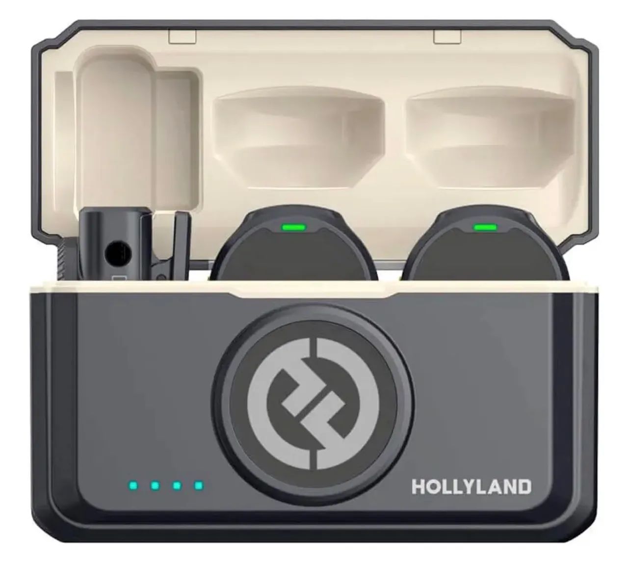 Microfone Lapela Lark M2 Combo Hollyland Preto - Microfones e