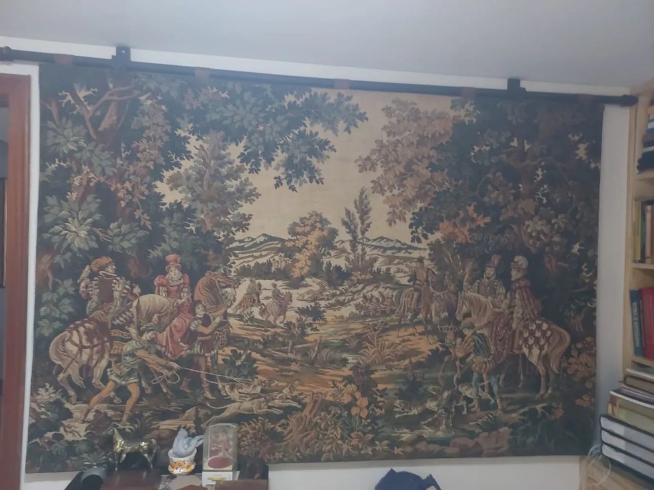 Quadro em Tapeçaria Gobelin Artesanal Imponente 