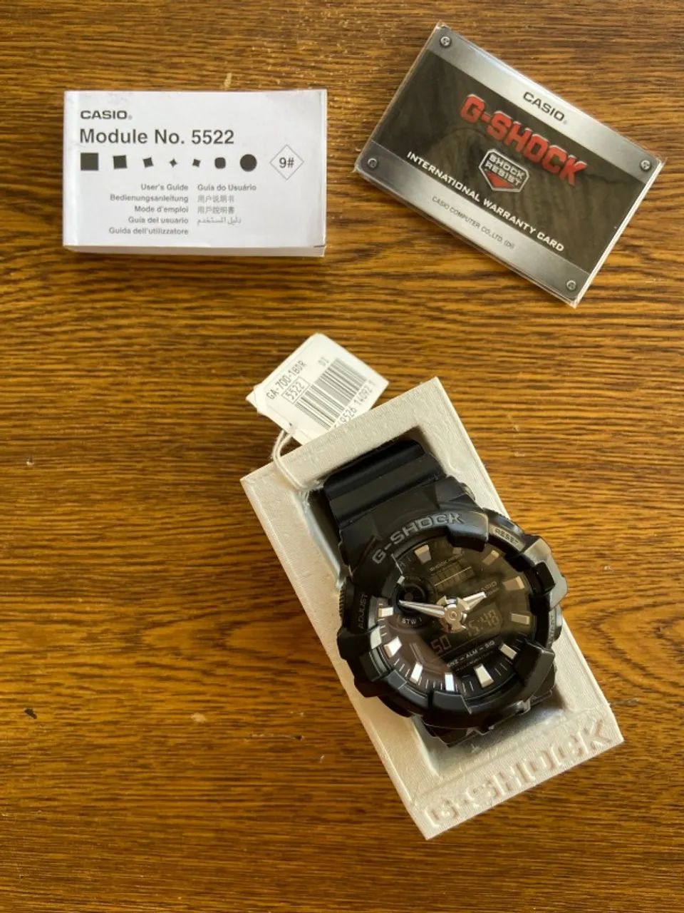 Relógio Casio G-Shock GA-700-1BDR (Módulo 5522) - Completo na Caixa - Foto 2