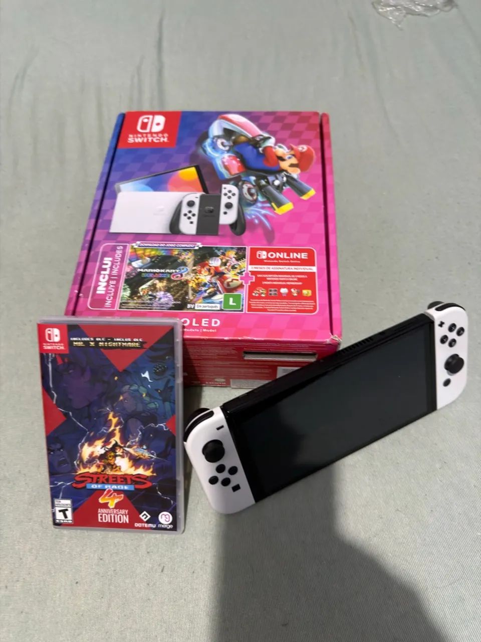 Vendo Nitendo switch com jogos 