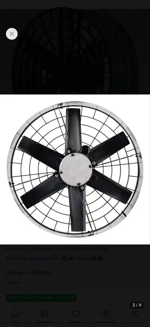 Exaustor Industrial 220wts 60cm Zero  - Foto 3
