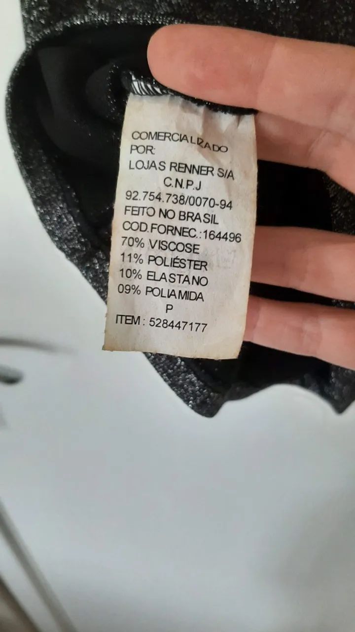 Vestido chumbo com brilho - Foto 3