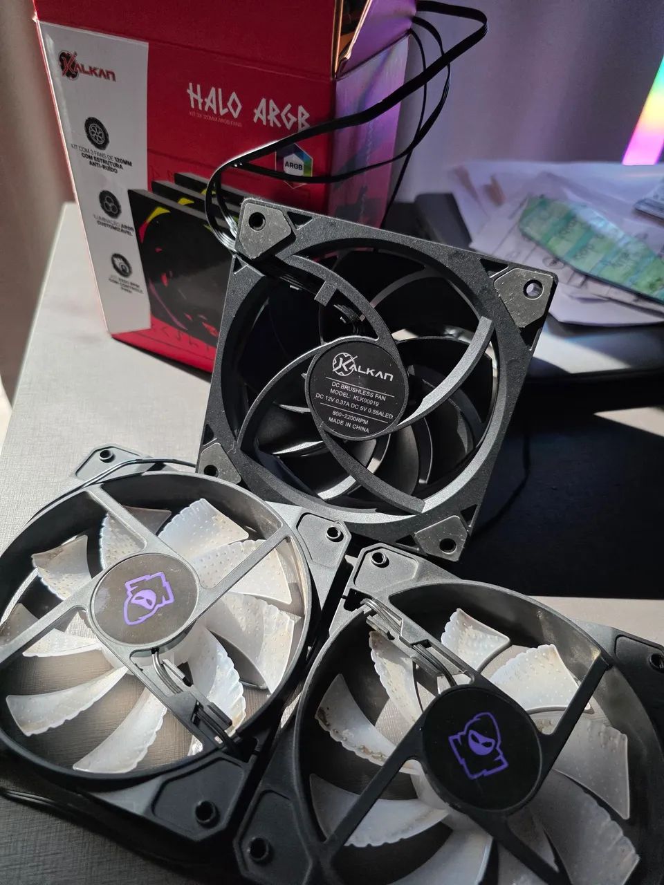 03 fans para pc gamer 