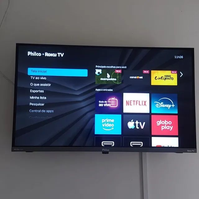 Smartv Philco 32" com sistema Roku