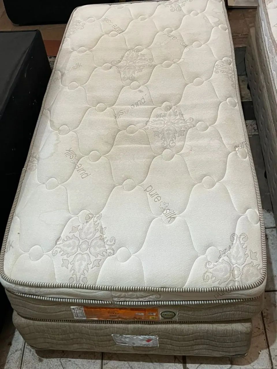 Cama box de solteiro com colchão  - Foto 2