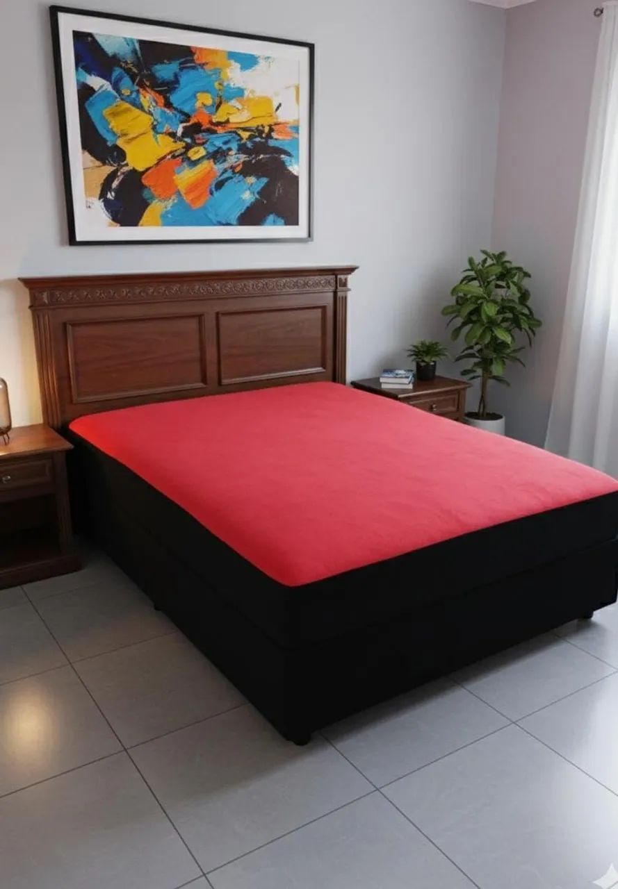 Cama Box Acoplada Com Molas Ensacadas 