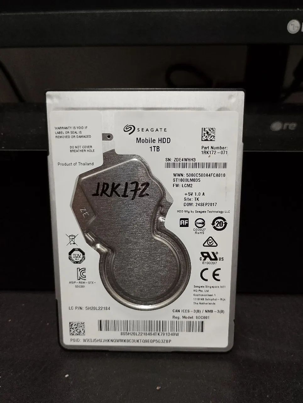 HDD Seagate 01 TB - Slim 7mm