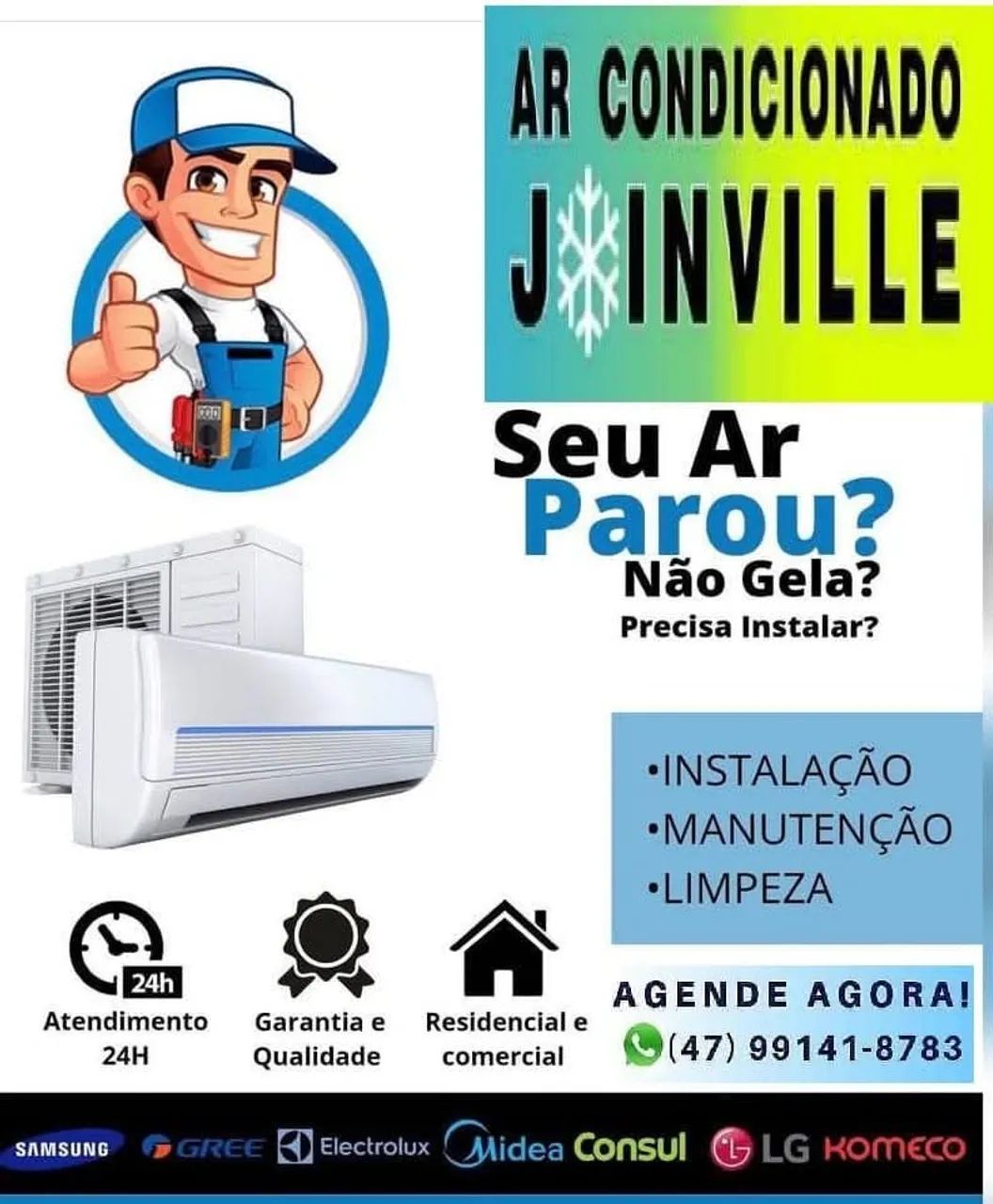 Conserto manutenção de ar condicionado 
