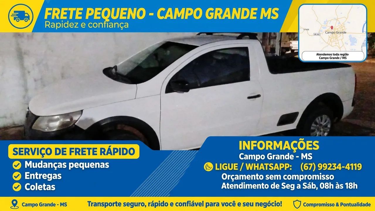 Frete rápido. Descarte ligue * 